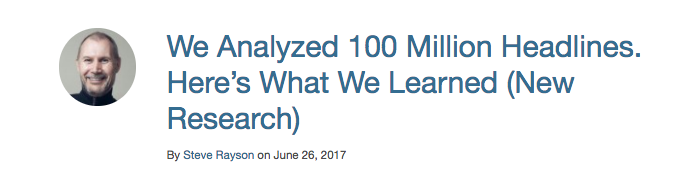 We Analyzed 100 Million Headlines. Here’s What We Learned (New Research)