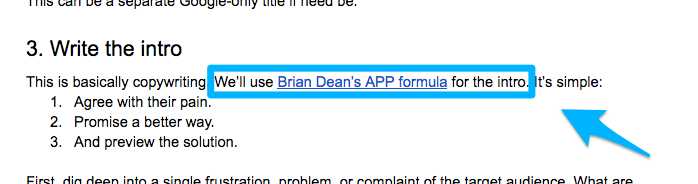 Backlinko in Thoughtful Prose content guidelines