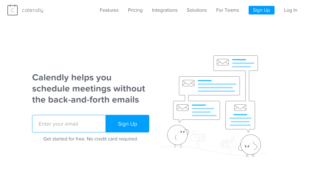 Calendly eliminates the back-and-forth emails