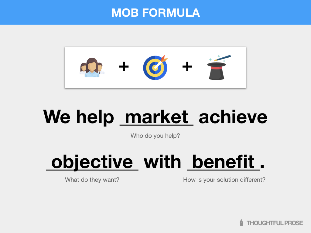 MOB formula illustrated