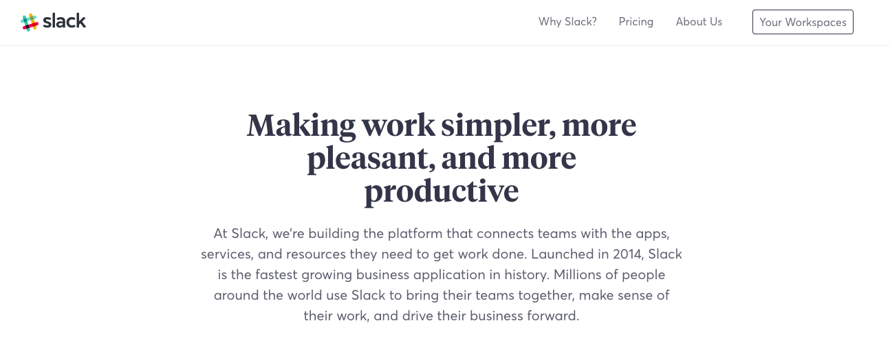 Slack helps people work better